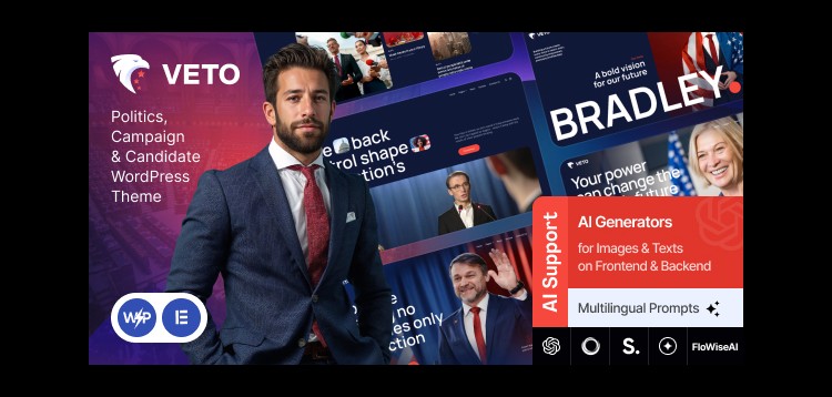 Item cover for download Veto - Politics, Campaign & Candidate WordPress Theme