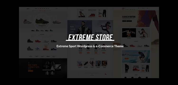 Item cover for download Extreme | Sports Clothing & Equipment Store WordPress Theme