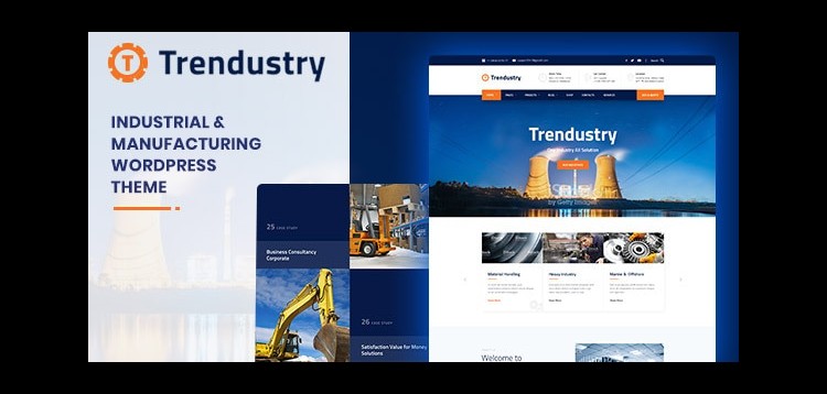 Item cover for download Trendustry - Industrial & Manufacturing WordPress Theme