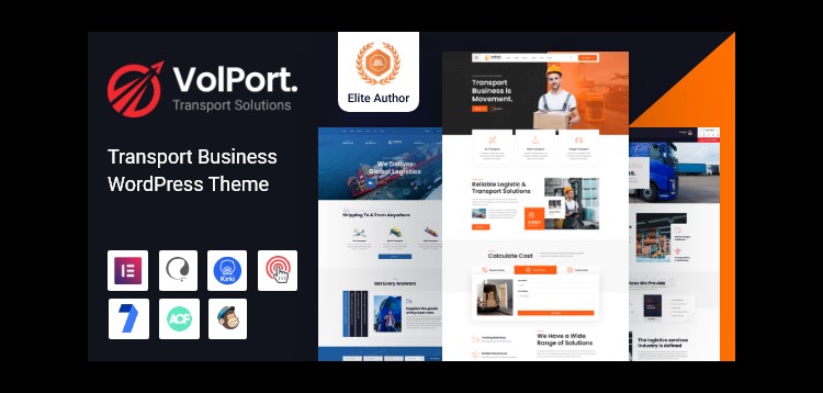 Item cover for download Volport - Logistics & Transport WordPress Theme