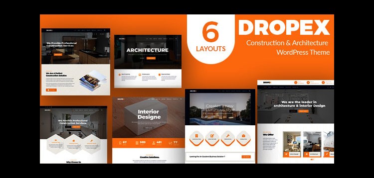 Item cover for download Dropex - Architecture WordPress Theme