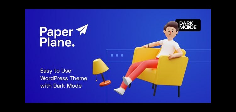 Item cover for download Paper Plane - Modern WordPress Blog Theme