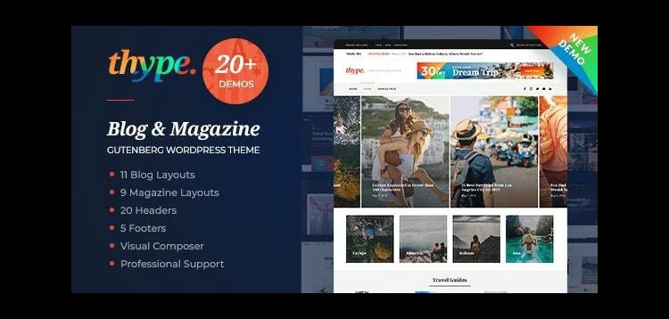 Item cover for download Thype | Personal Blog Theme