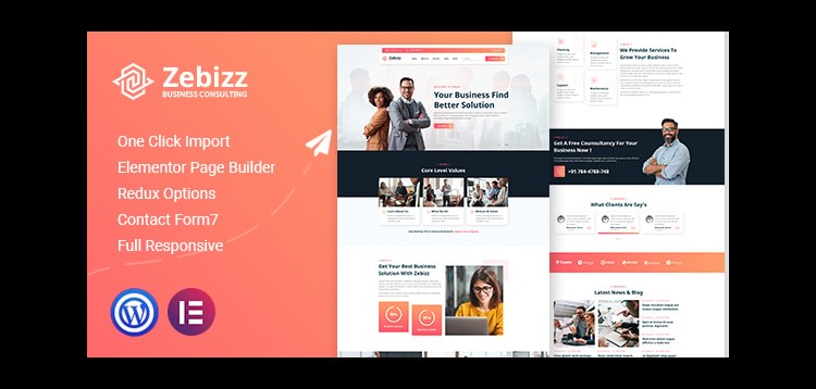 Item cover for download Zebizz - Business Consulting WordPress Theme