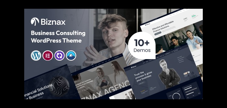 Item cover for download Biznax - Business Consulting WordPress Theme