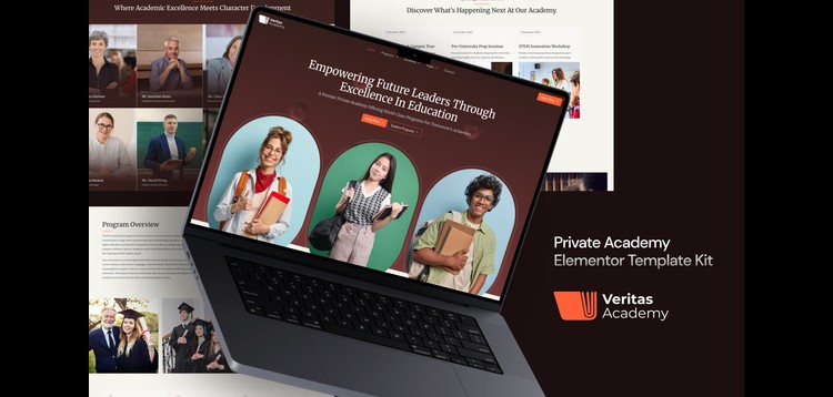 Item cover for download Veritas - Private Academy Elementor Template Kit