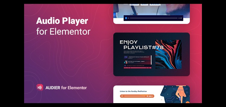 Item cover for download Audier – Audio Player with Controls Builder for Elementor