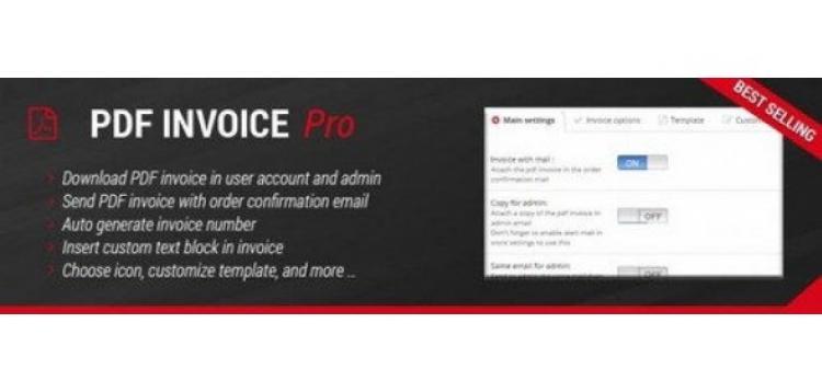 Item cover for download PDF Invoice Pro OpenCart v1.5, v2.x, 3.x