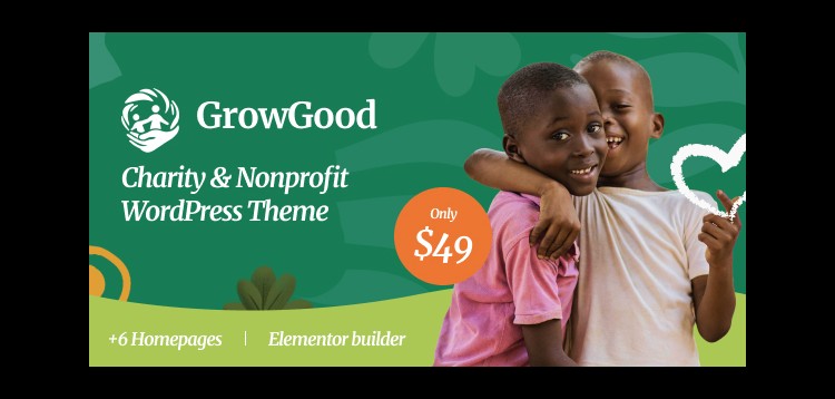Item cover for download GrowGood - Charity & Nonprofit WordPress Theme