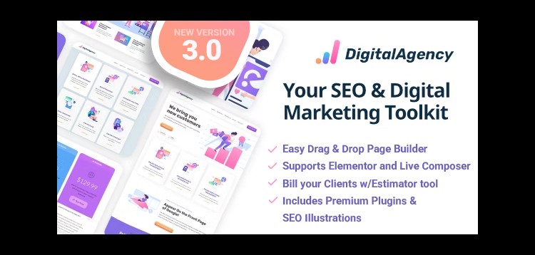 Item cover for download SEOWP | Digital Marketing Agency and SEO WordPress Theme