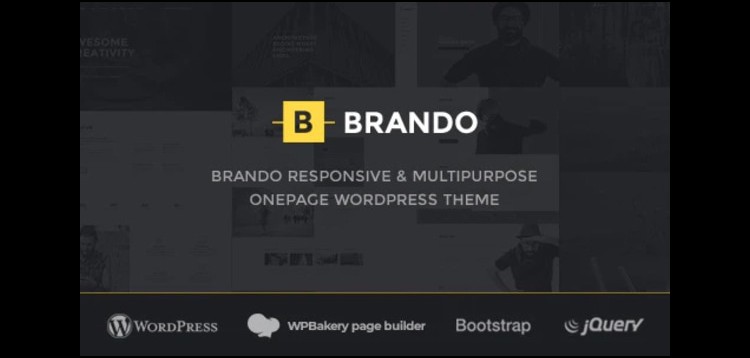 Item cover for download Brando Responsive and Multipurpose OnePage WordPress Theme