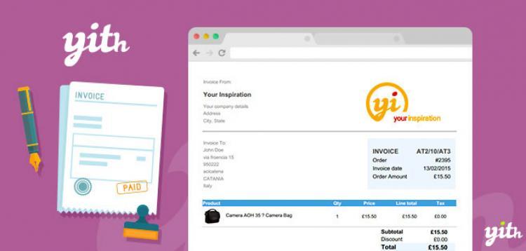 Item cover for download YITH WooCommerce PDF Invoice and Shipping List Premium