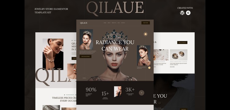 Item cover for download Qilaue - Jewelry Store Elementor Template Kit