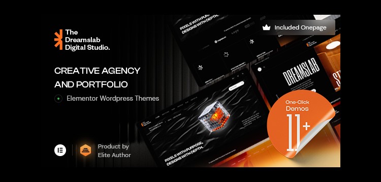 Item cover for download Dreamslab - Creative Portfolio & Agency WordPress Theme