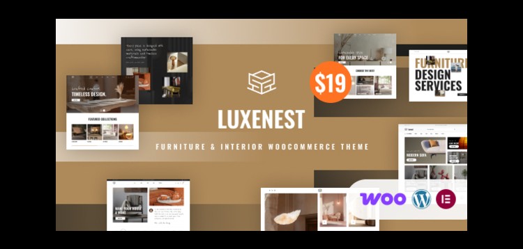 Item cover for download LuxeNest - Furniture & Interior WooCommerce WordPress Theme