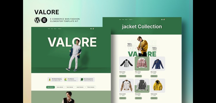Item cover for download Valore - Fashion Store eCommerce Elementor Template Kit
