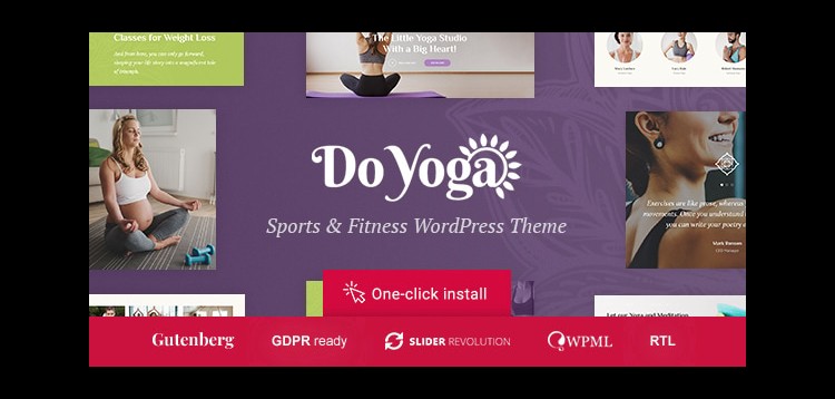 Item cover for download Do Yoga - Fitness Studio & Pilates Club WordPress Theme