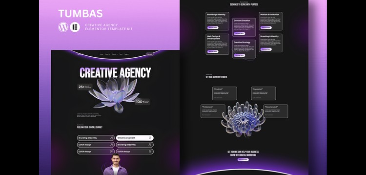 Item cover for download Tumbas - Creative Agency Elementor Template Kit