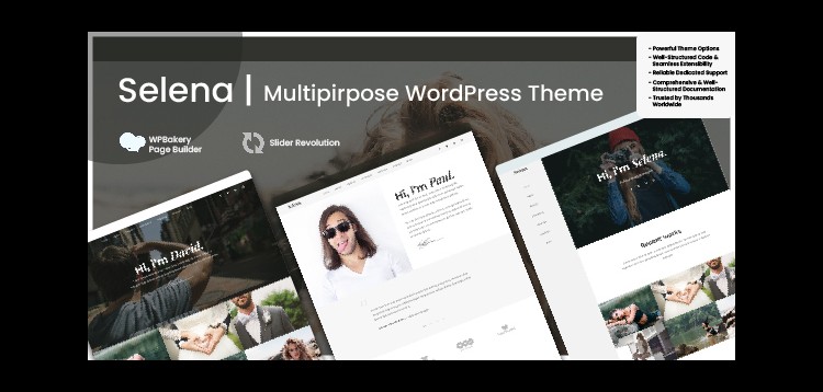 Item cover for download Selena. - Multipirpose WordPress Theme