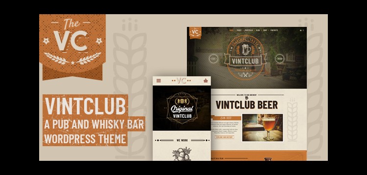 Item cover for download VintClub - A Pub and Whisky Bar WordPress Theme