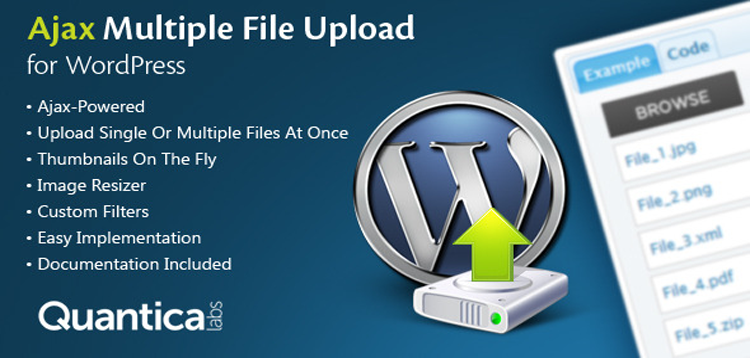 Item cover for download Ajax Multi Upload for WordPress