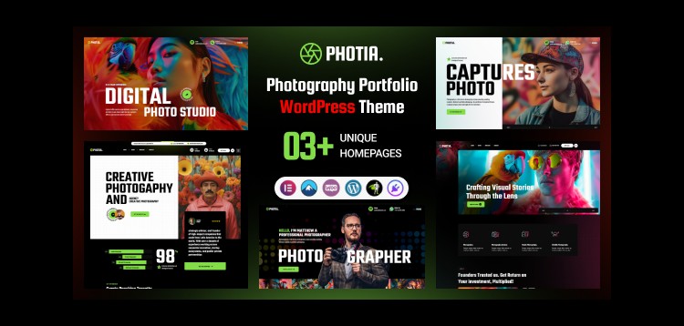 Item cover for download Photia - Photography Portfolio WordPress Theme