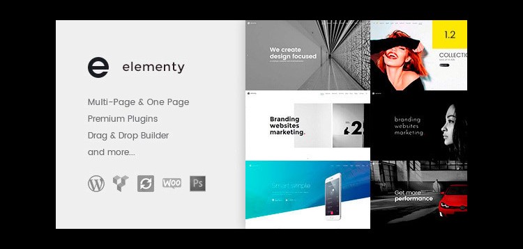 Item cover for download Elementy - Multipurpose One & Multi Page WordPress Theme
