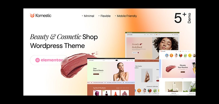 Item cover for download Komestic - Beauty & Cosmetics Shop WordPress Theme