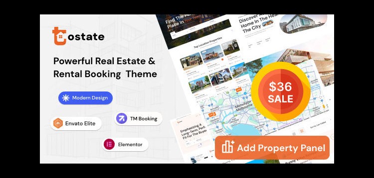 Item cover for download Tostate - Property Listing & Real Estate Ads WordPress Theme
