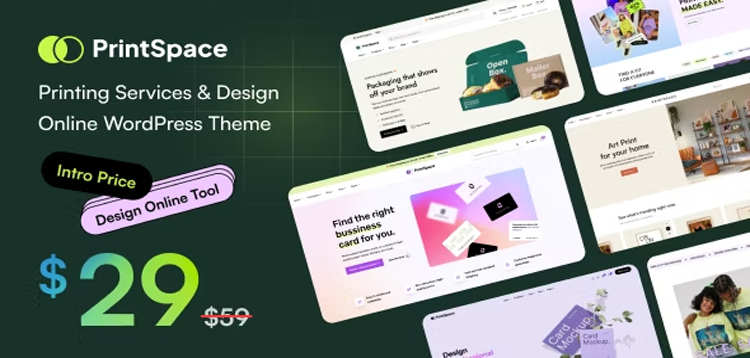 Item cover for download PrintSpace - Printing Services & Design Online WooCommerce WordPress theme