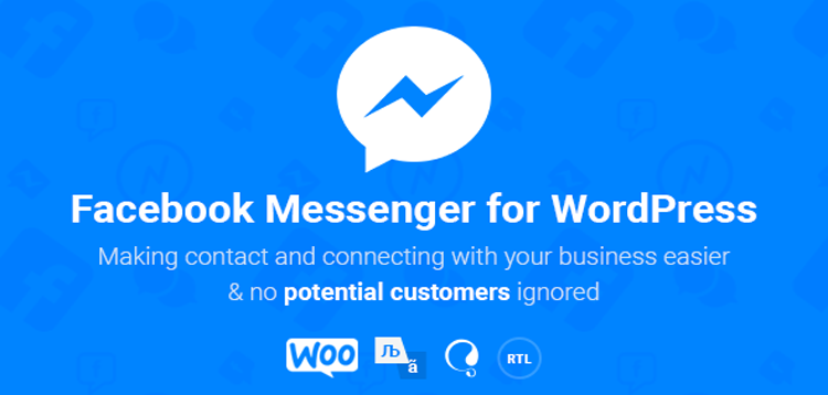 Item cover for download NinjaTeam Facebook Messenger for WordPress