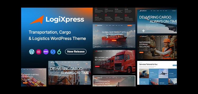 Item cover for download LogiXpress - Transportation, Cargo & Logistics WordPress Theme