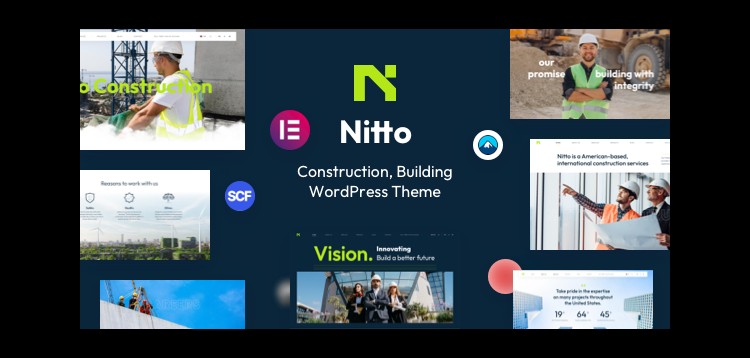 Item cover for download Nitto – Building, Construction WordPress Theme