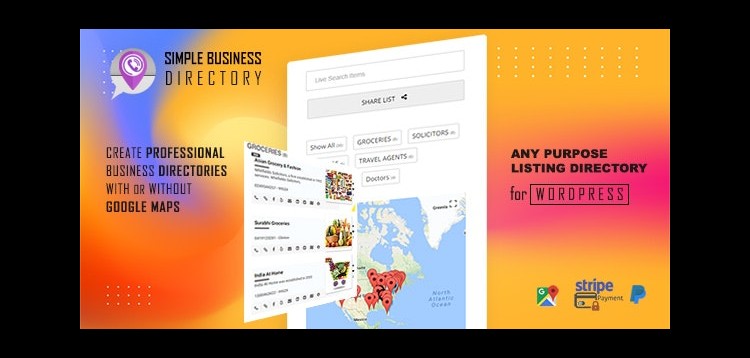 Item cover for download Simple Business Directory with Maps, Store Locator, Distance Search