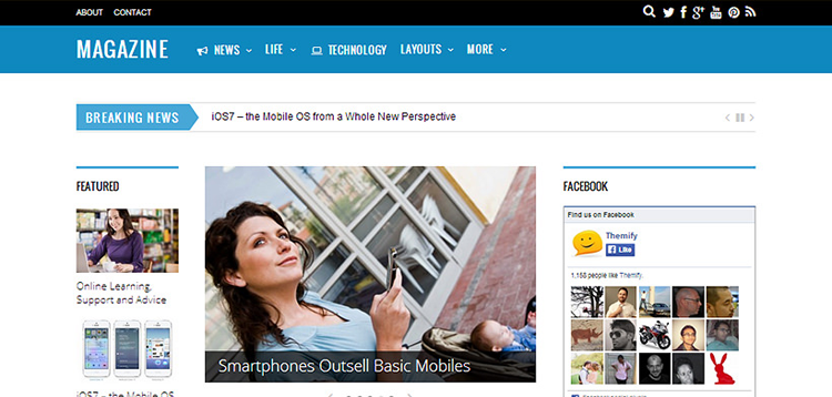 Item cover for download Themify Magazine Premium WordPress Theme