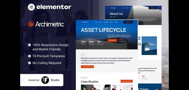 Item cover for download Archimetric – Asset Management Elementor Kit