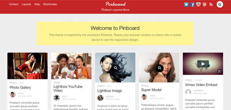 Item cover for download Themify Pinboard Premium WordPress Theme