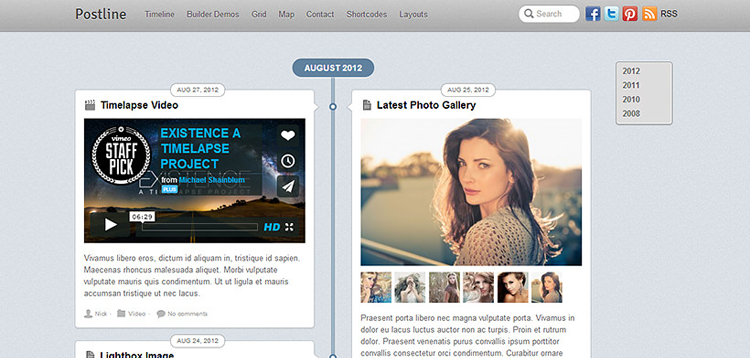 Item cover for download Themify Postline Premium WordPress Theme