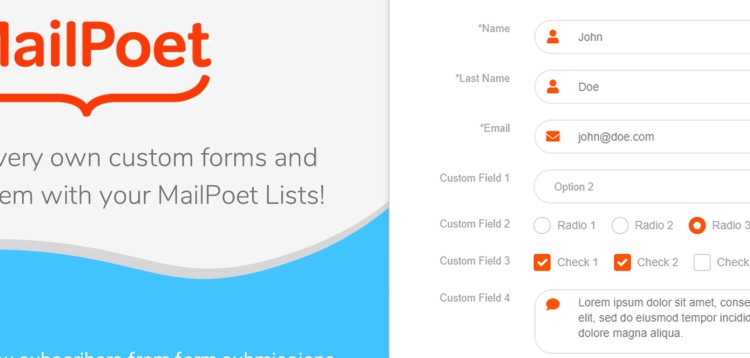 Item cover for download NEX-Forms – MailPoet Add-on