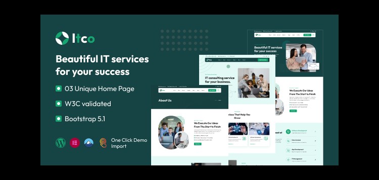 Item cover for download Itco - IT Solutions & Services WordPress Theme