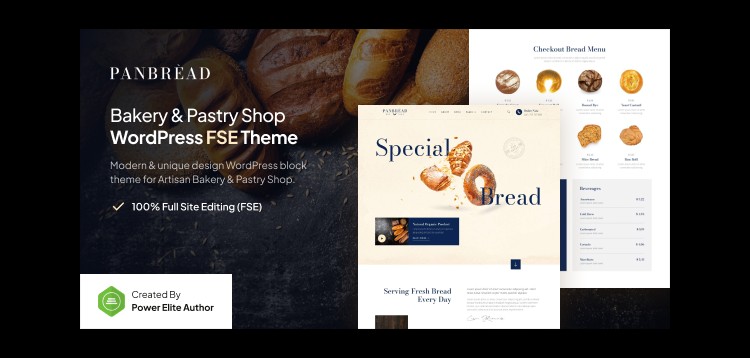Item cover for download Panbread – Fresh Bakery & Pastry Gutenverse FSE WordPress Theme
