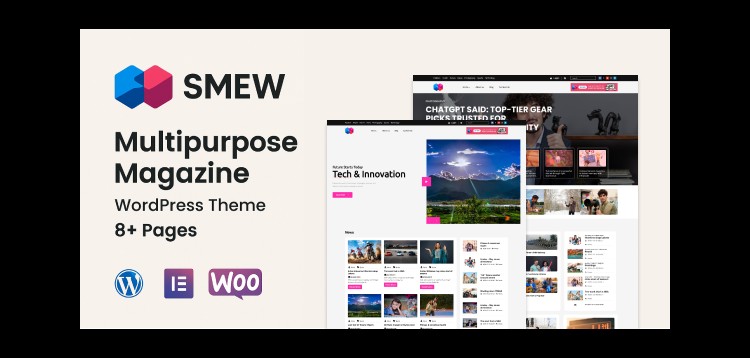Item cover for download Smew - Multipurpose Magazine Wordpress Theme