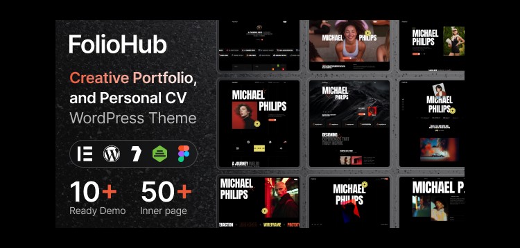 Item cover for download FolioHub - Personal Portfolio WordPress Theme