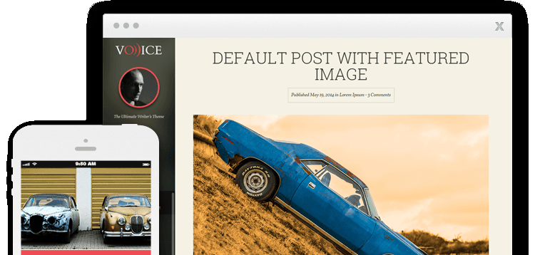 Item cover for download Thrive Themes Voice WordPress Theme