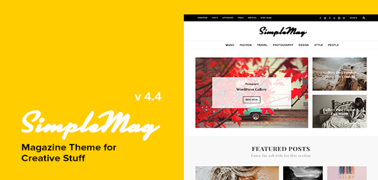 Item cover for download SimpleMag - Magazine theme for creative stuff