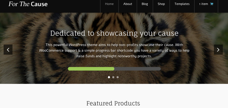 Item cover for download WooThemes For The Cause Premium Theme