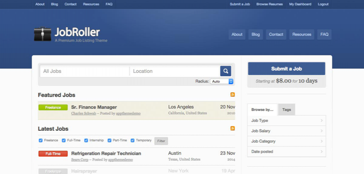 Item cover for download AppThemes JobRoller WordPress Theme