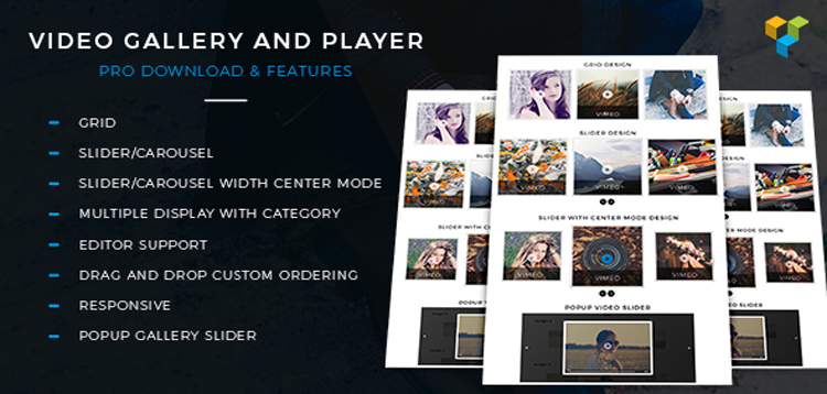 Item cover for download Video Gallery and Player Pro
