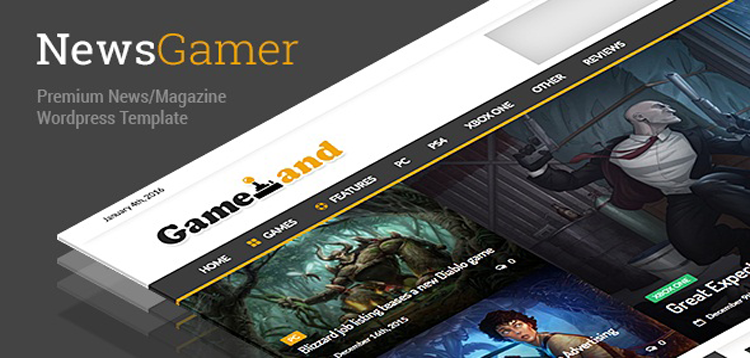 Item cover for download NewsGamer - WordPress News/Magazine Theme