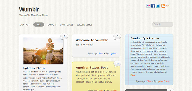 Item cover for download Themify Wumblr WordPress Theme